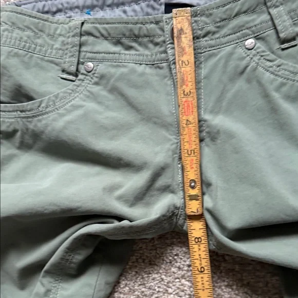 KÜHL Women's Green Trekr™ Capri Pants Hiking Outdoor Gorpcore size 6 - Picture 14 of 16